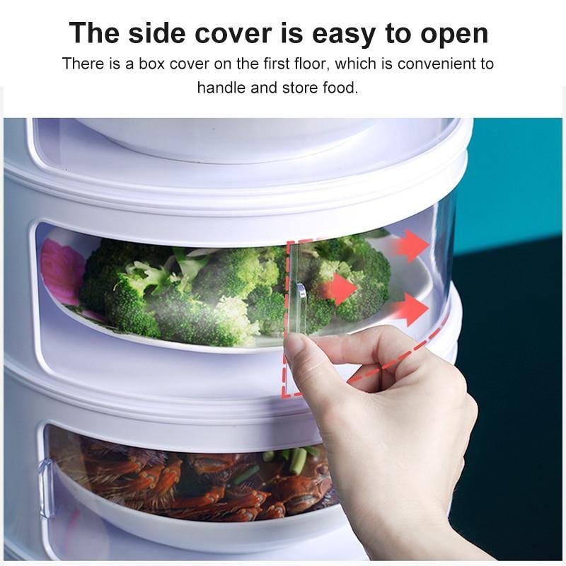 Multilayer Transparent Kitchen Food Storage Box | Stonrfield