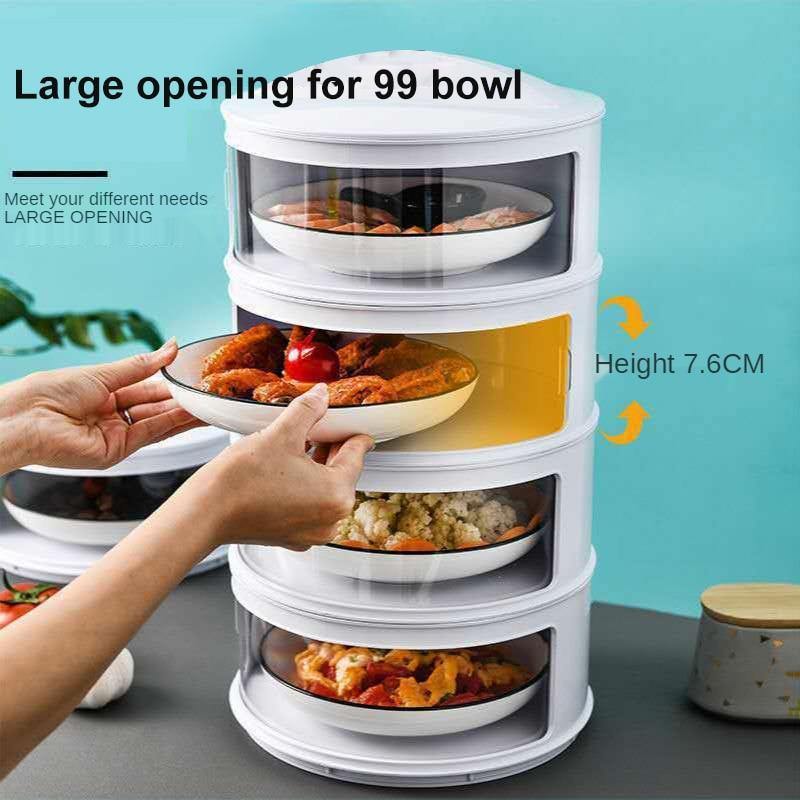 Multilayer Transparent Kitchen Food Storage Box | Stonrfield