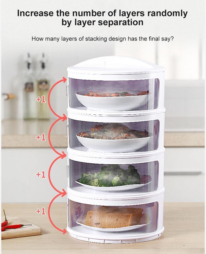 Multilayer Transparent Kitchen Food Storage Box | Stonrfield