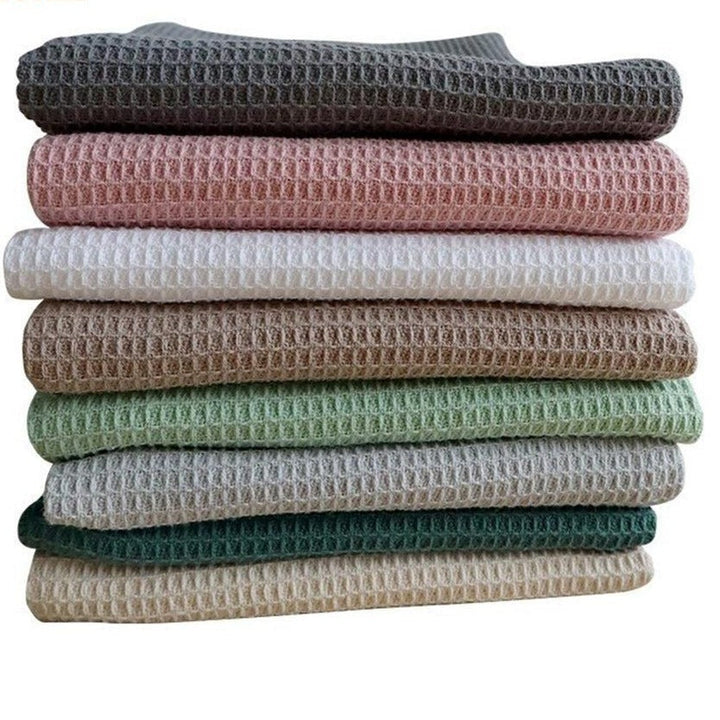 Stornfield | Waffle Texture Cotton Tea Towel Set (Set of 2)