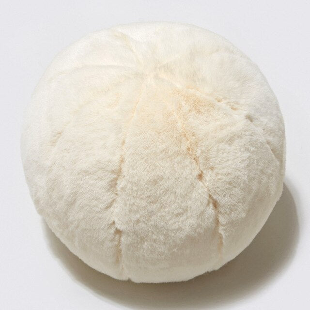Round short-pile fur cushion | Stornfield