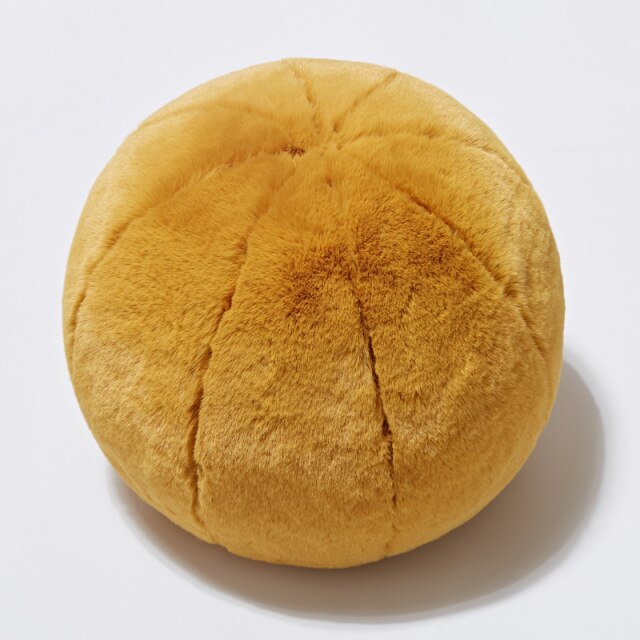 Round short-pile fur cushion | Stornfield
