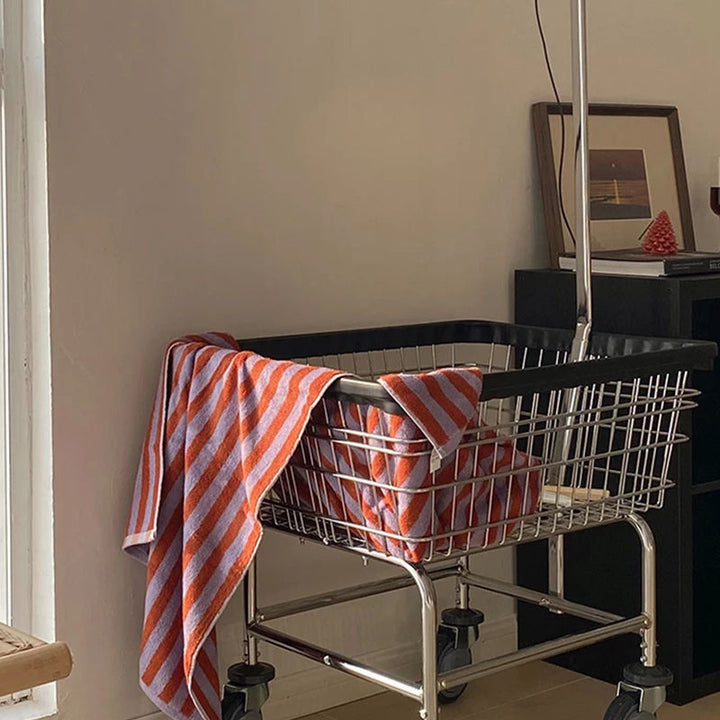 Striped and colorful checked towels | Stornfield