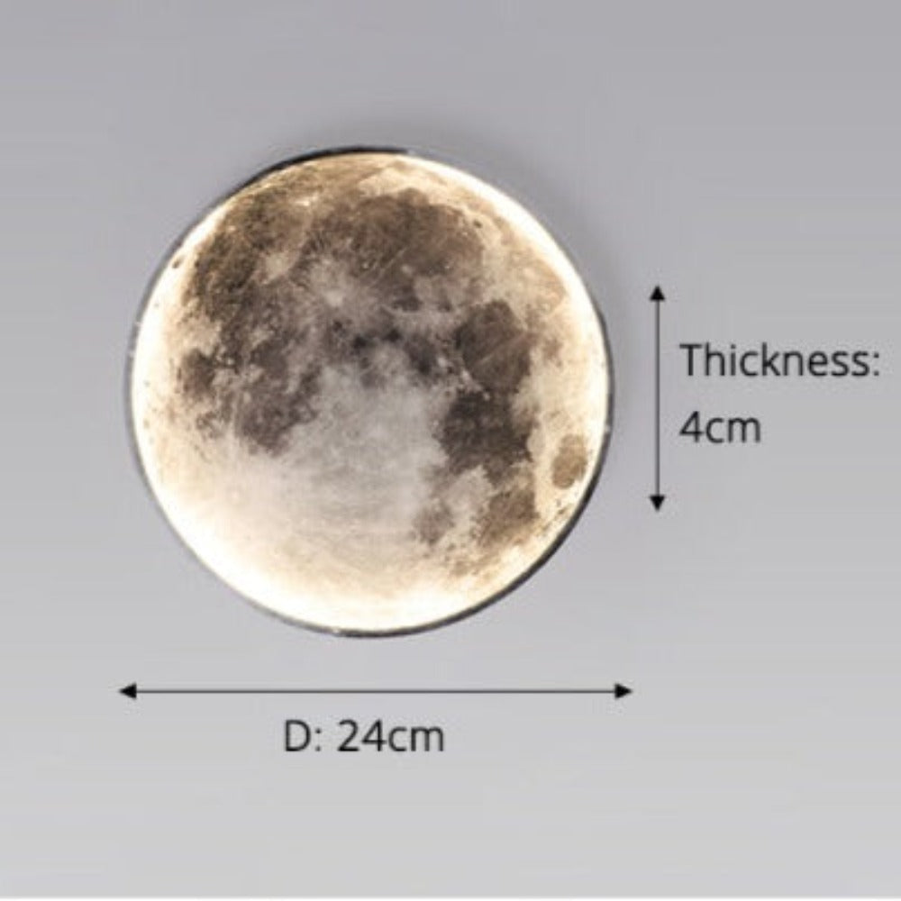 Stornfield | 3D LED Moon or Earth Ceiling or Wall Light