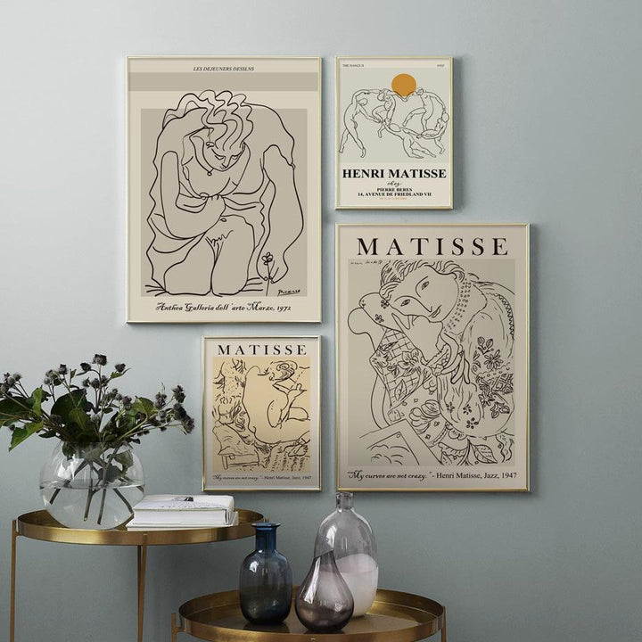 Stornfield | Henri Matisse Picasso Abstract Canvas