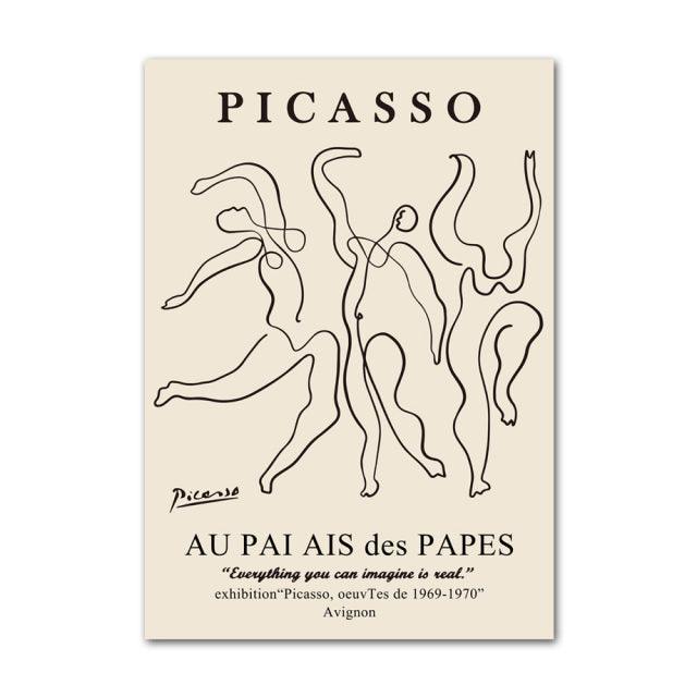 Stornfield | Henri Matisse Picasso Abstract Canvas