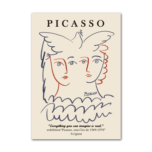 Stornfield | Henri Matisse Picasso Abstract Canvas