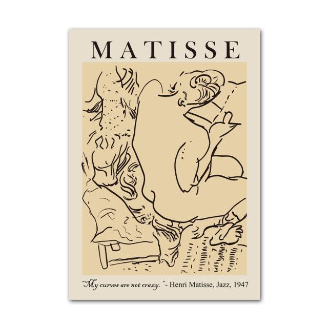 Stornfield | Henri Matisse Picasso Abstract Canvas