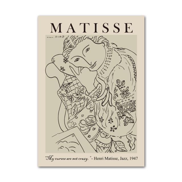 Stornfield | Henri Matisse Picasso Abstract Canvas