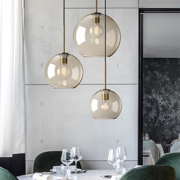 Modern Glass Hanging Lamps | Stornfield
