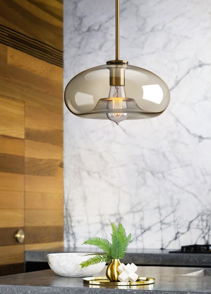 Modern Glass Hanging Lamps | Stornfield