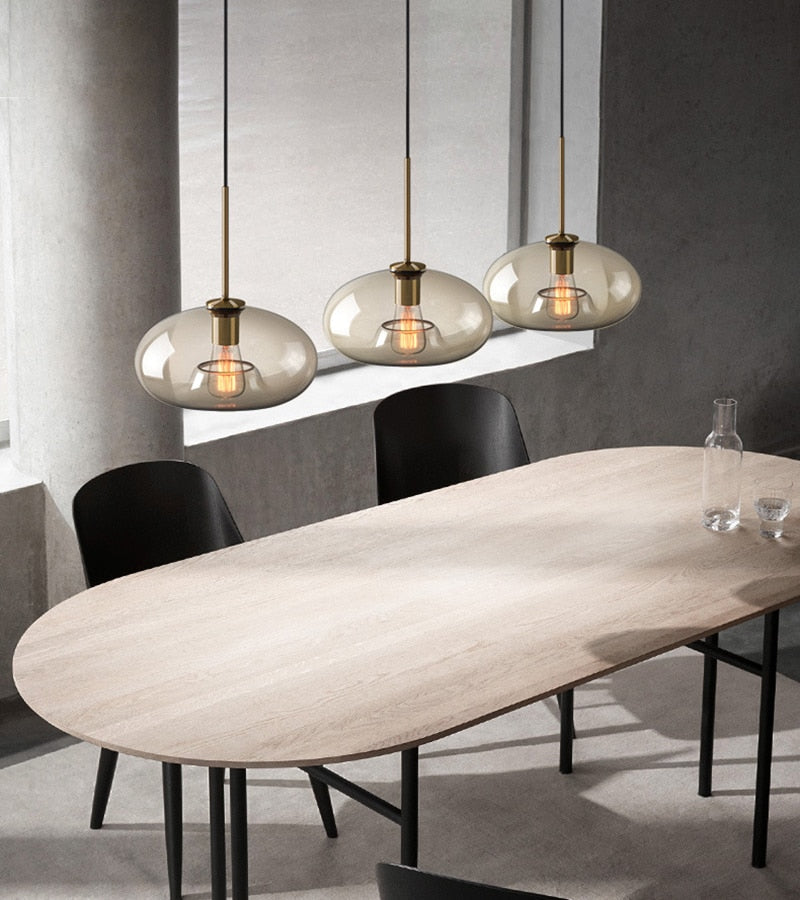 Modern Glass Hanging Lamps | Stornfield