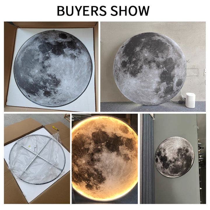 Stornfield | 3D LED Moon or Earth Ceiling or Wall Light