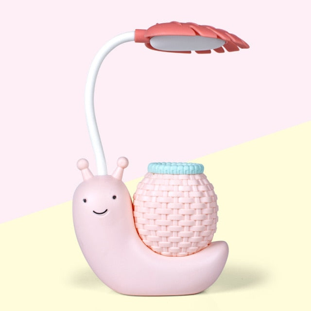 Stornfield | Kids Snail Pen Holder Desk Lamp