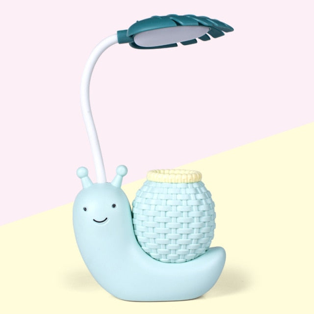 Stornfield | Kids Snail Pen Holder Desk Lamp