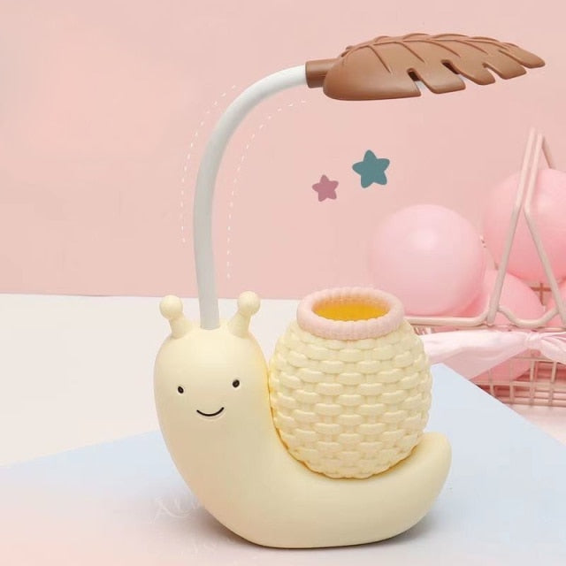 Stornfield | Kids Snail Pen Holder Desk Lamp