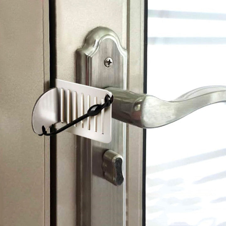 Stainless Steel Anti-theft Door Stopper Lock | Stornfield
