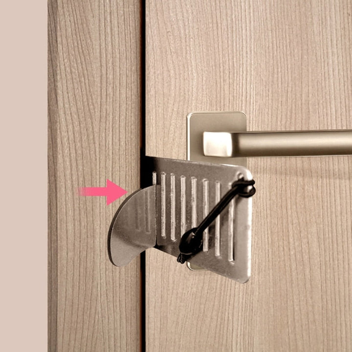 Stainless Steel Anti-theft Door Stopper Lock | Stornfield