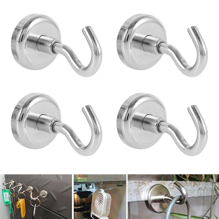 4Pcs Strong Magnetic Hooks | Stornfield
