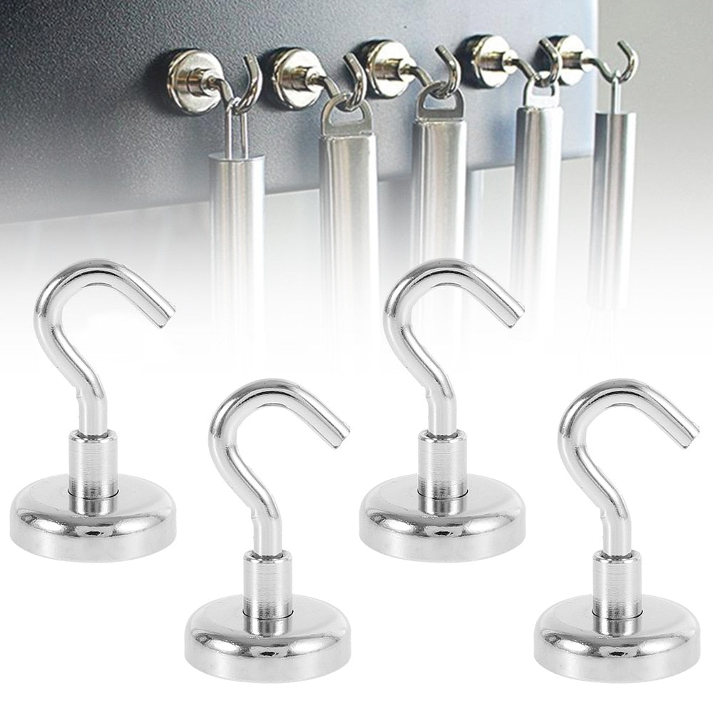 4Pcs Strong Magnetic Hooks | Stornfield