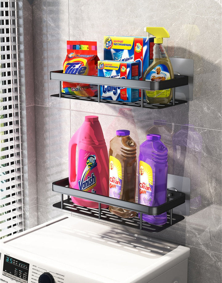 Stornfield | Metal Suction Cup Bathroom Shelves