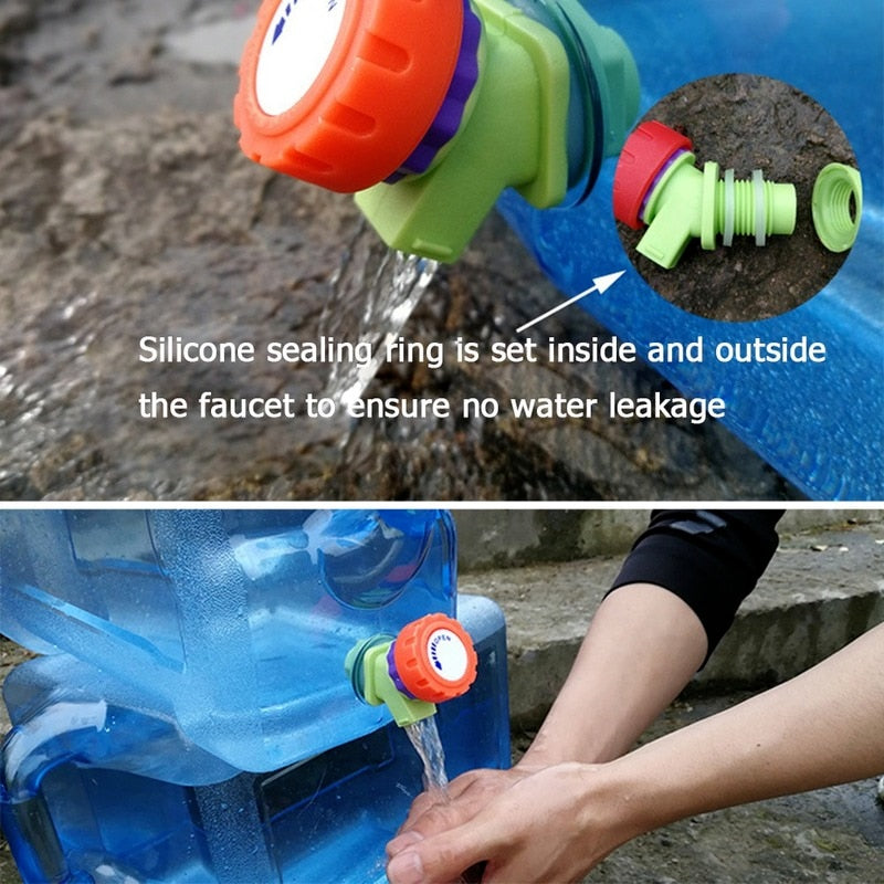 Portable Travel Camping Water Container with Faucet | Stornfield