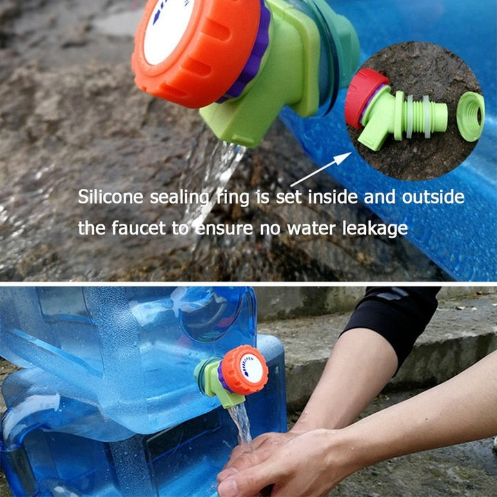 Portable Travel Camping Water Container with Faucet | Stornfield