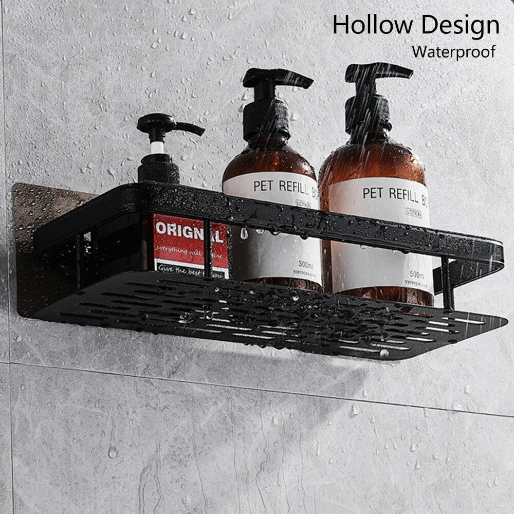 Stornfield | Metal Suction Cup Bathroom Shelves