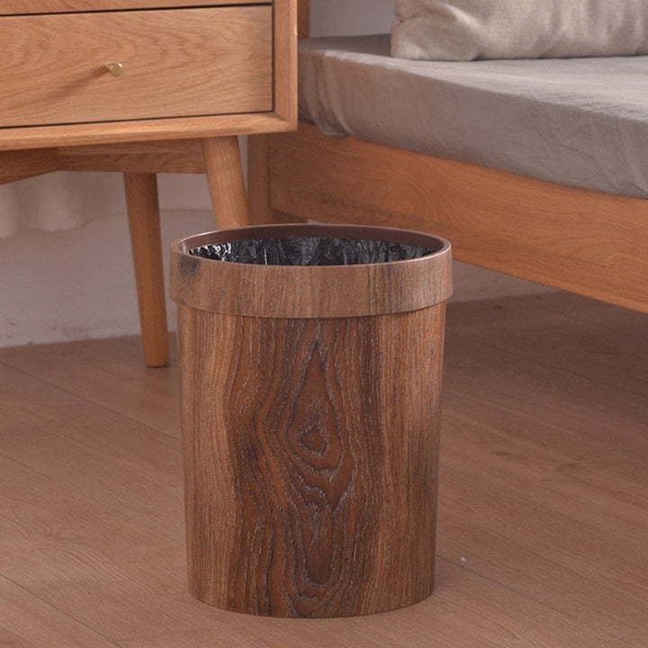 Nordic Style Minimalist Wood Garbage Bin | Stornfield