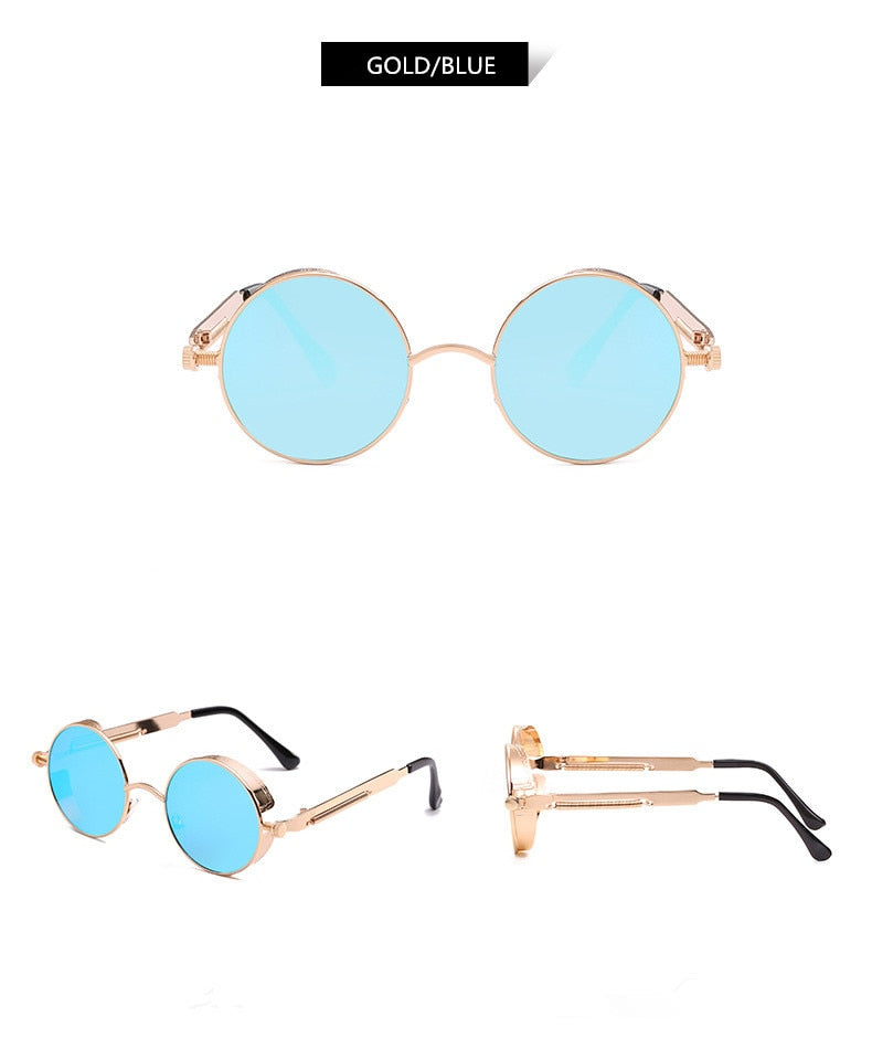 Creative Round Retro Round Metal Sunglasses | Stornfield