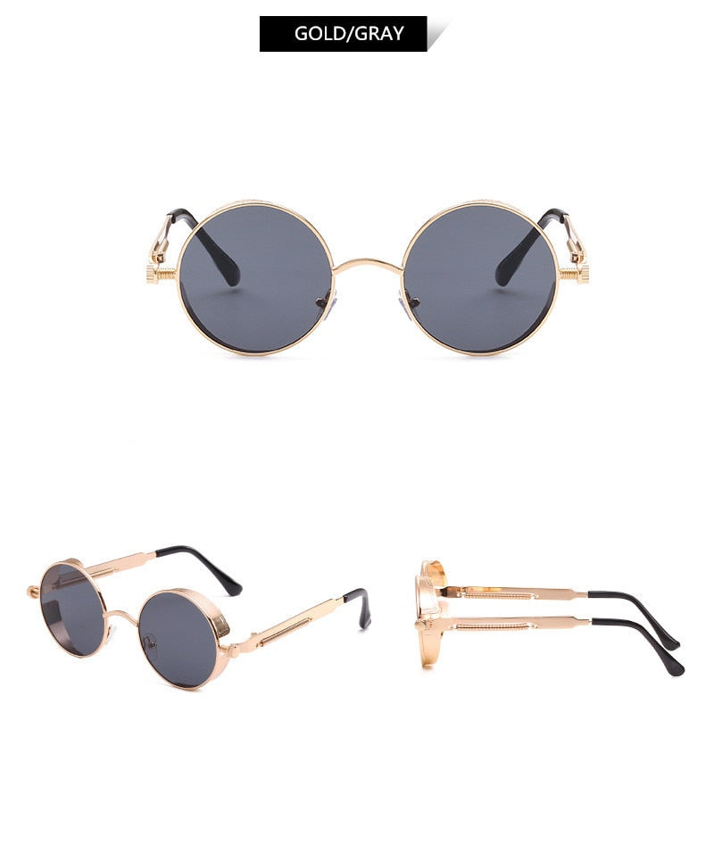 Creative Round Retro Round Metal Sunglasses | Stornfield