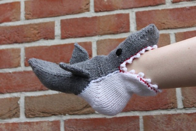 Knitted Crocodile Socks | Stornfield