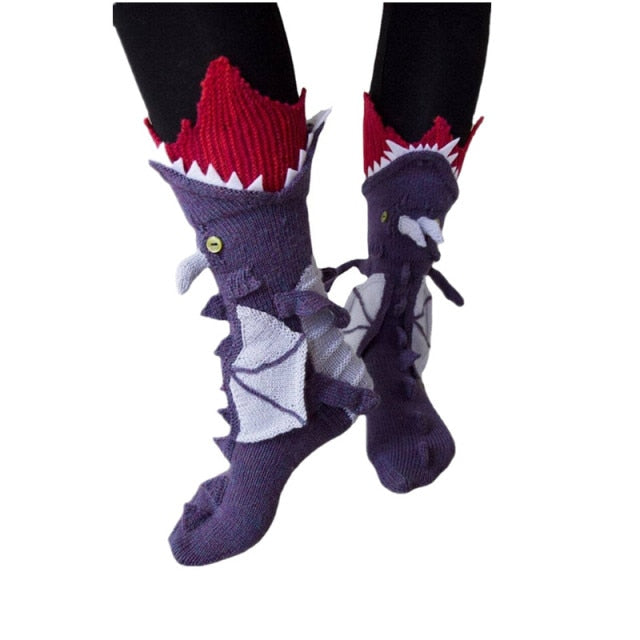 Knitted Crocodile Socks | Stornfield