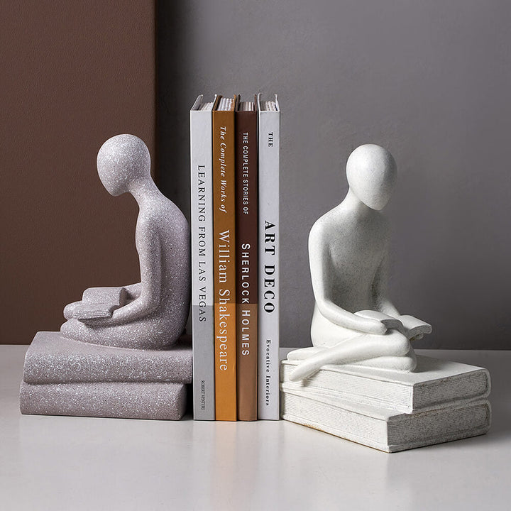 Nordic Abstract Thinker Resin Statue Sculpture | Stornfield