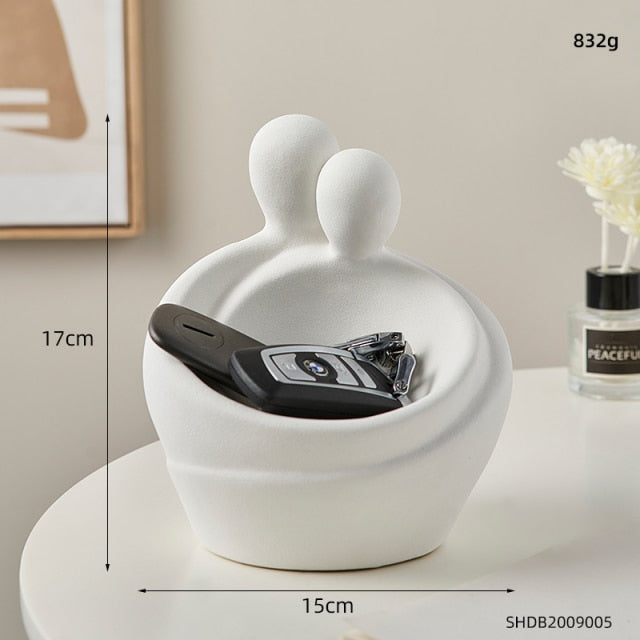 Nordic Abstract Thinker Resin Statue Sculpture | Stornfield