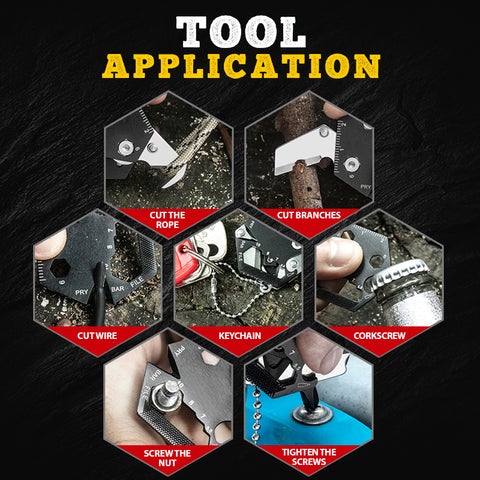 Multifunctional Hexagon Outdoor EDC Survival Tool | Stornfield