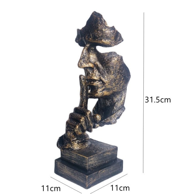 Nordic Abstract Unique Thinker Figurine Home Decor | Stornfield