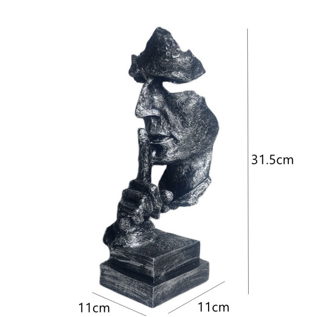 Nordic Abstract Unique Thinker Figurine Home Decor | Stornfield