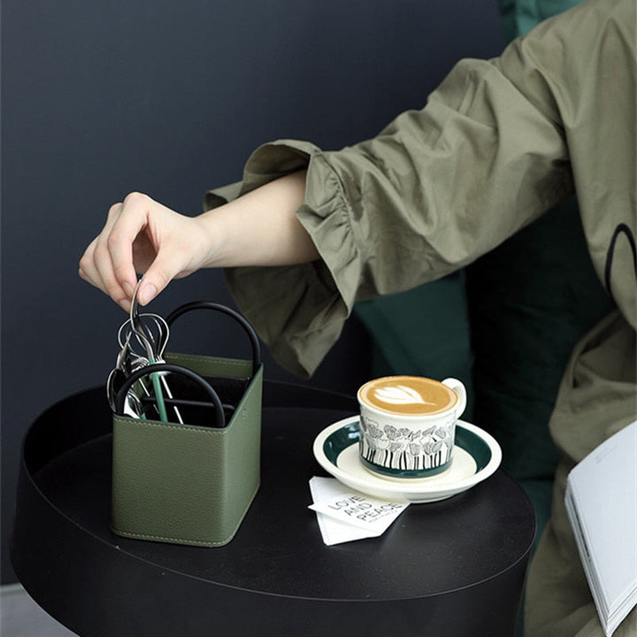 Stornfield | Oslo Leather Storage Basket