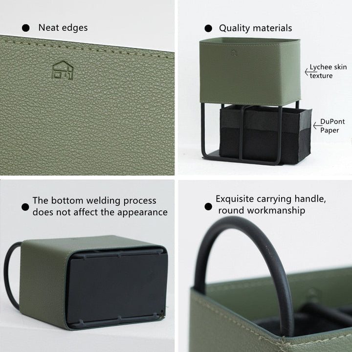 Stornfield | Oslo Leather Storage Basket