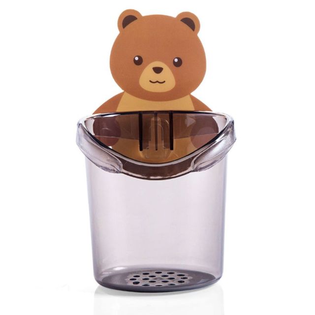 Wall-Mounted Sticky Bear Toothbrush Holder | Stornfield