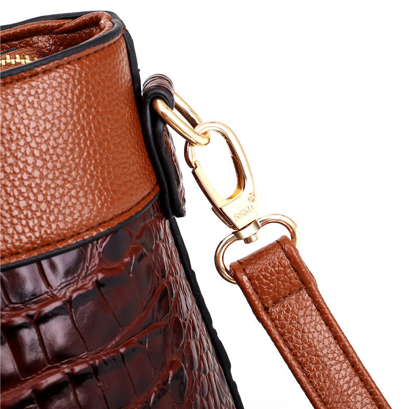 Stornfield | Crocodile Leather Bag – with hand-finished details