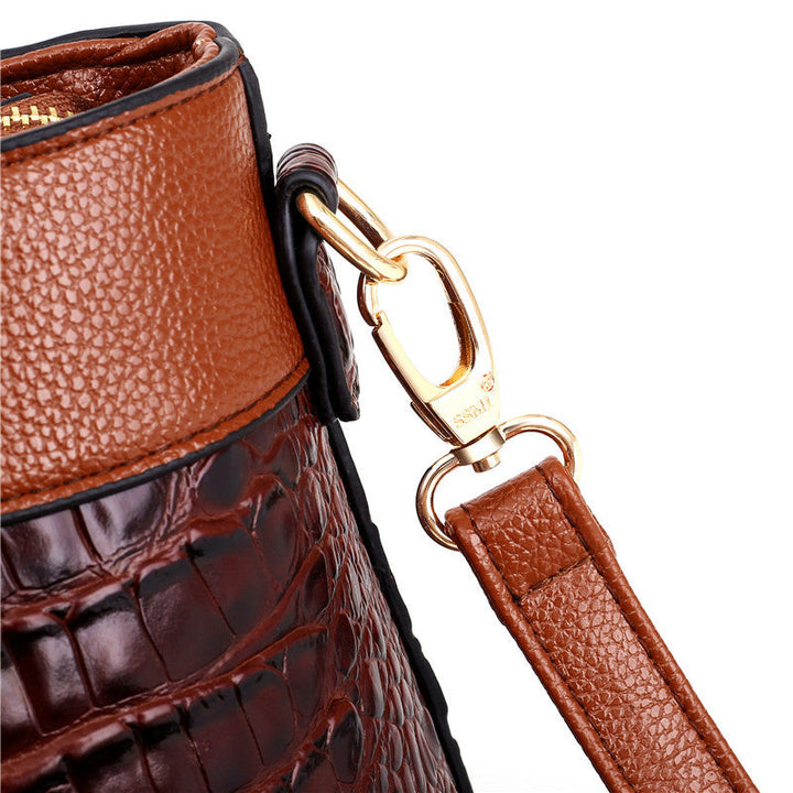 Stornfield | Crocodile Leather Bag – with hand-finished details