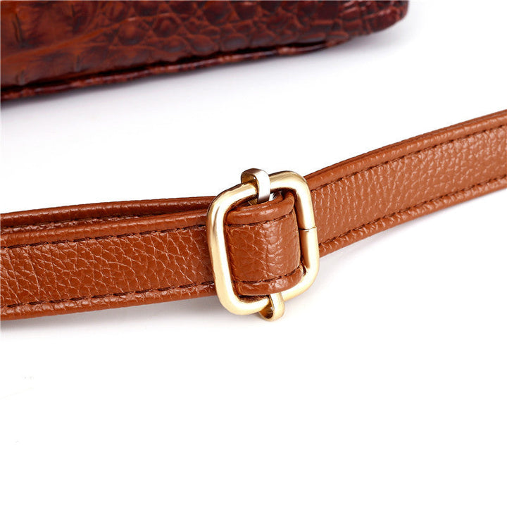 Stornfield | Crocodile Leather Bag – with hand-finished details