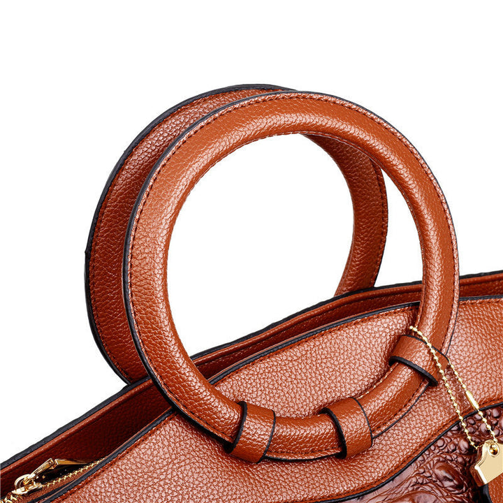 Stornfield | Crocodile Leather Bag – with hand-finished details