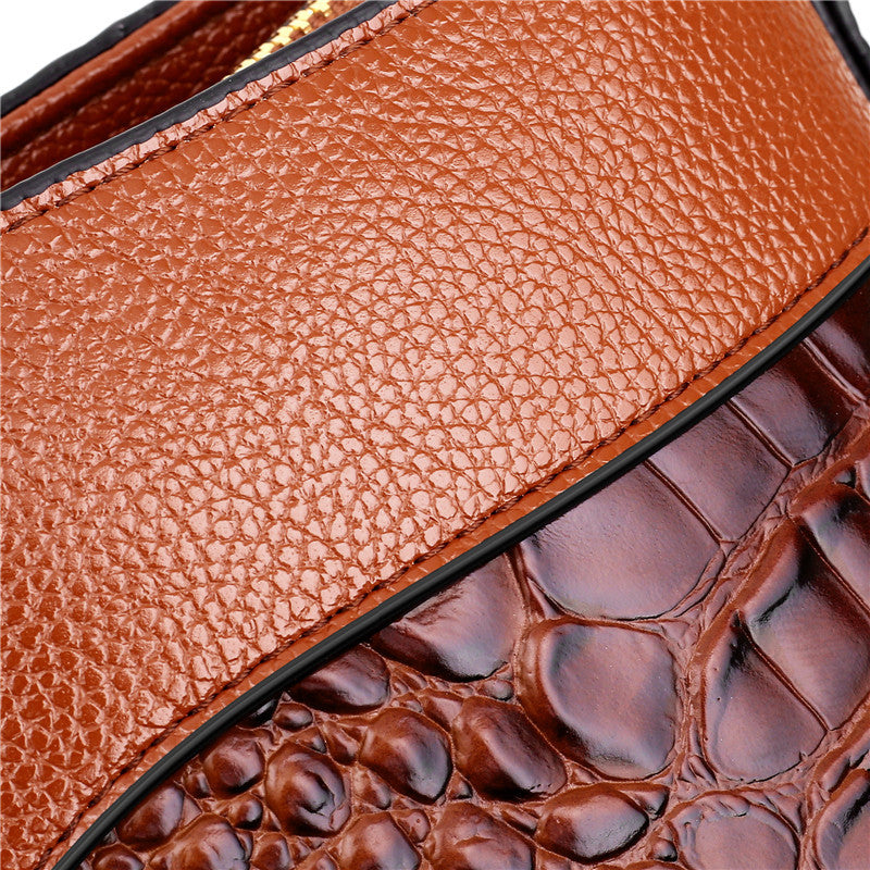 Stornfield | Crocodile Leather Bag – with hand-finished details