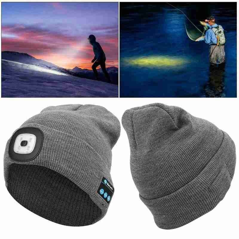 Unisex Bluetooth Speaker Headlamp Beanie Hat | Stornfield
