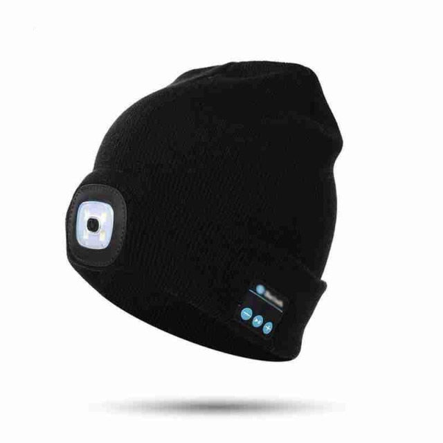 Unisex Bluetooth Speaker Headlamp Beanie Hat | Stornfield