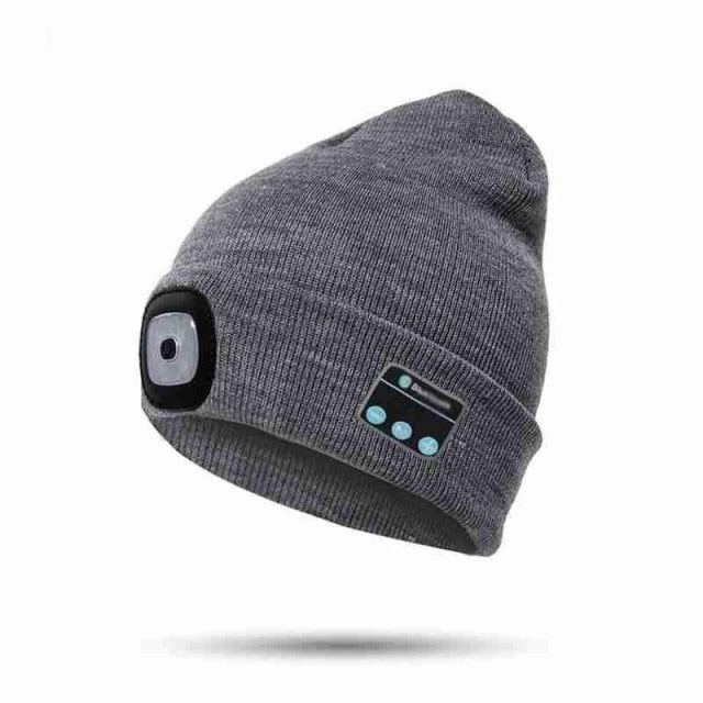Unisex Bluetooth Speaker Headlamp Beanie Hat | Stornfield