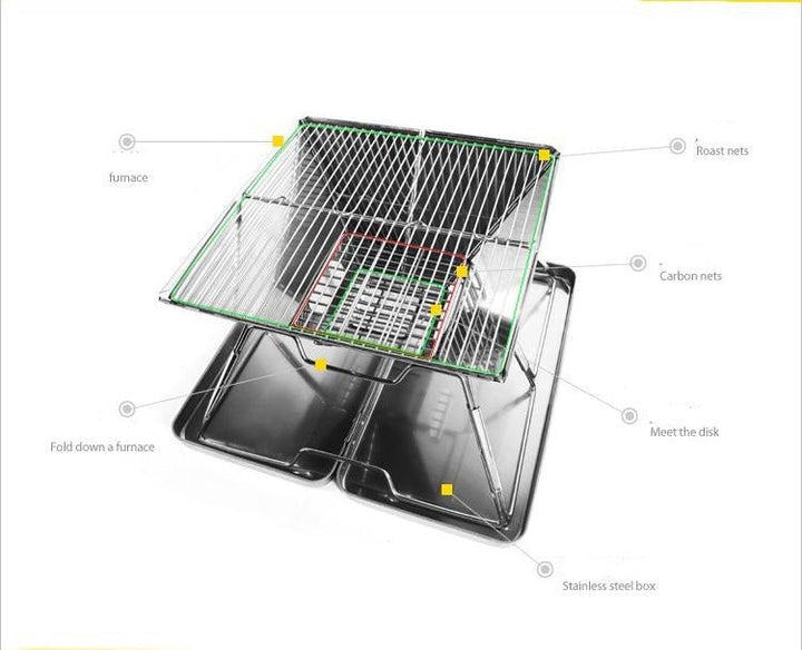Foldable Portable Mini Travel Camping Grill | Stornfield